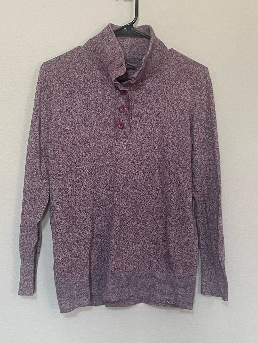Eddie Bauer Women’s Marled Button-Up Sweater
